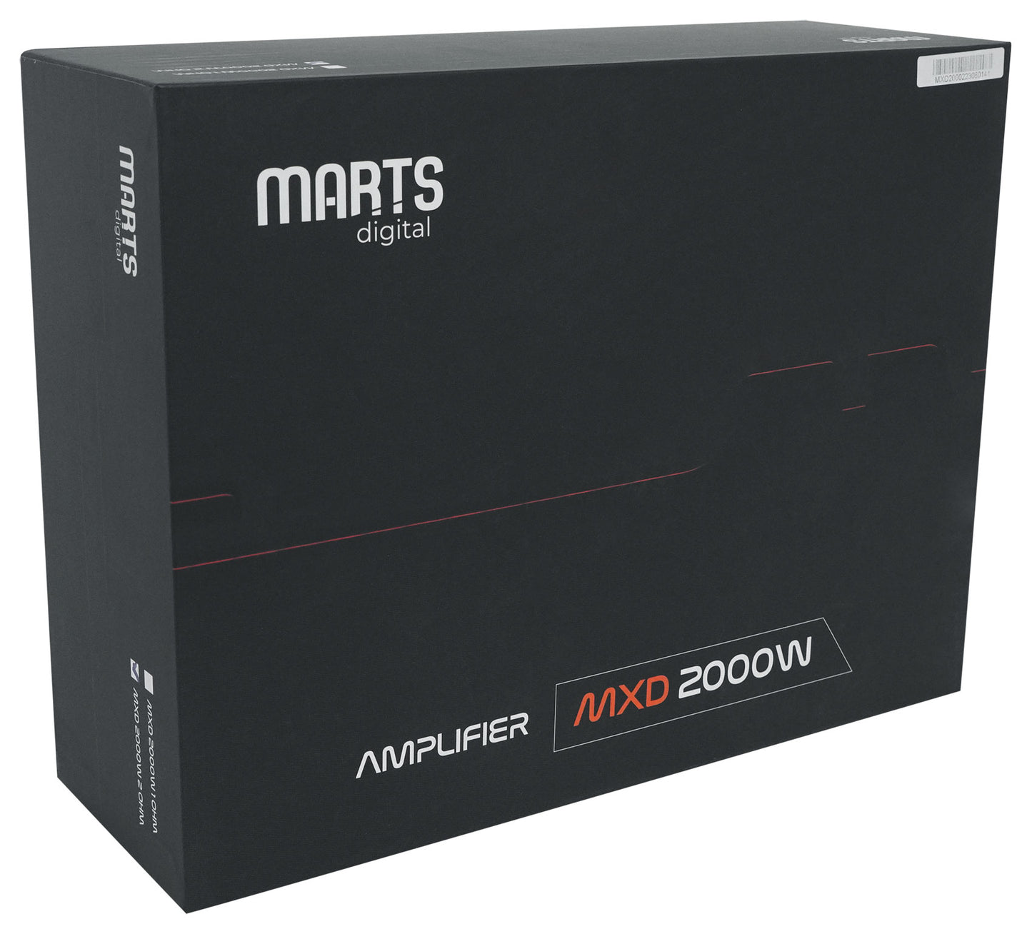 Marts Digital MXD 2000 2 OHM 2000w RMS Mono Car Amplifier+Bass Knob+OFC Amp Kit