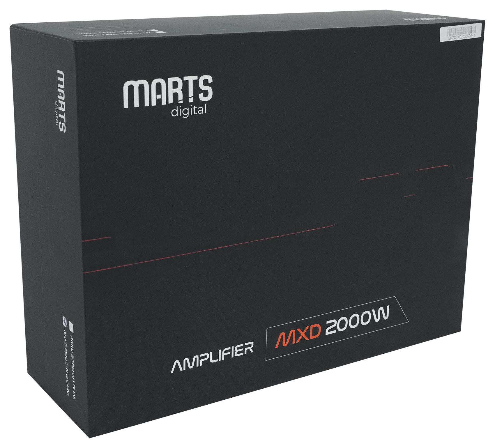 Marts Digital MXD 2000 2 OHM 2000w RMS Mono Car Amplifier+Bass Knob+OFC Amp Kit