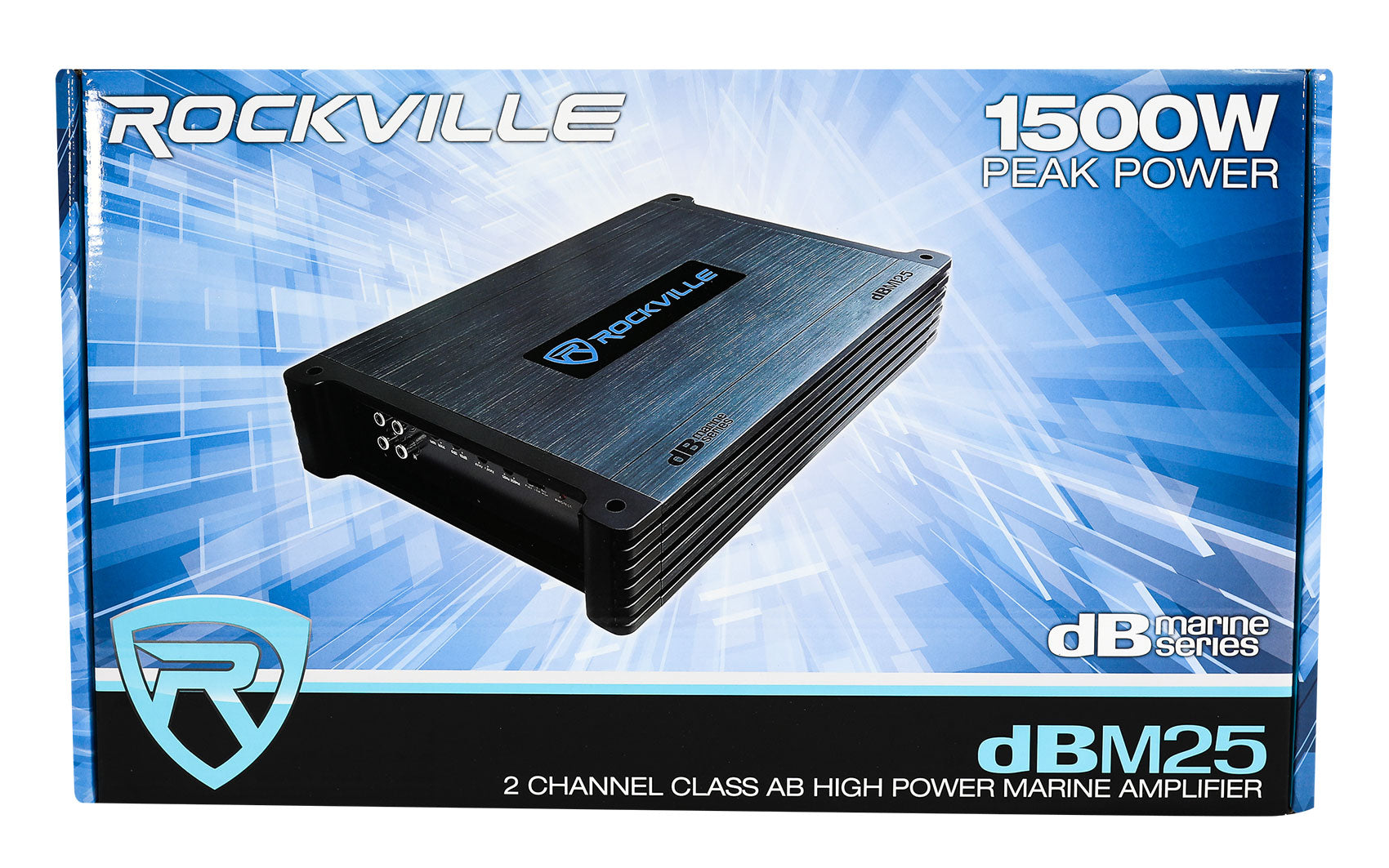 RM‑PREMIUM‑65 Black 2-Pack + DBM25 Marine Amplifier Bundle