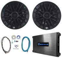 RM‑PREMIUM‑65 Black Pair + DBM25 Marine Amplifier Bundle