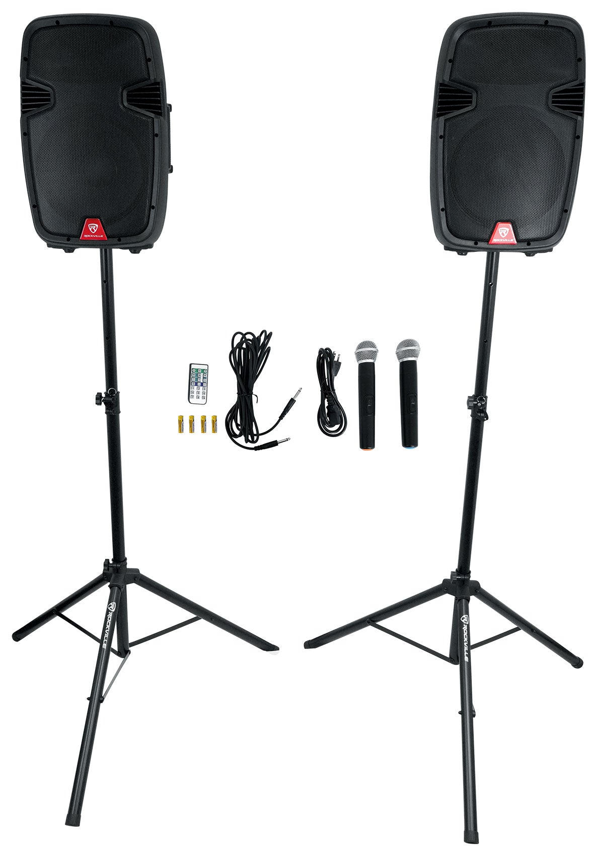 RAMSYS12 2-Pack + ROCKBOOTH DJ Event Booth Bundle