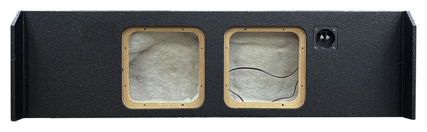 2) KICKER 10" L7T Solo-Baric Subwoofers in Box Fits 2009-Up Ford F-150 SuperCrew