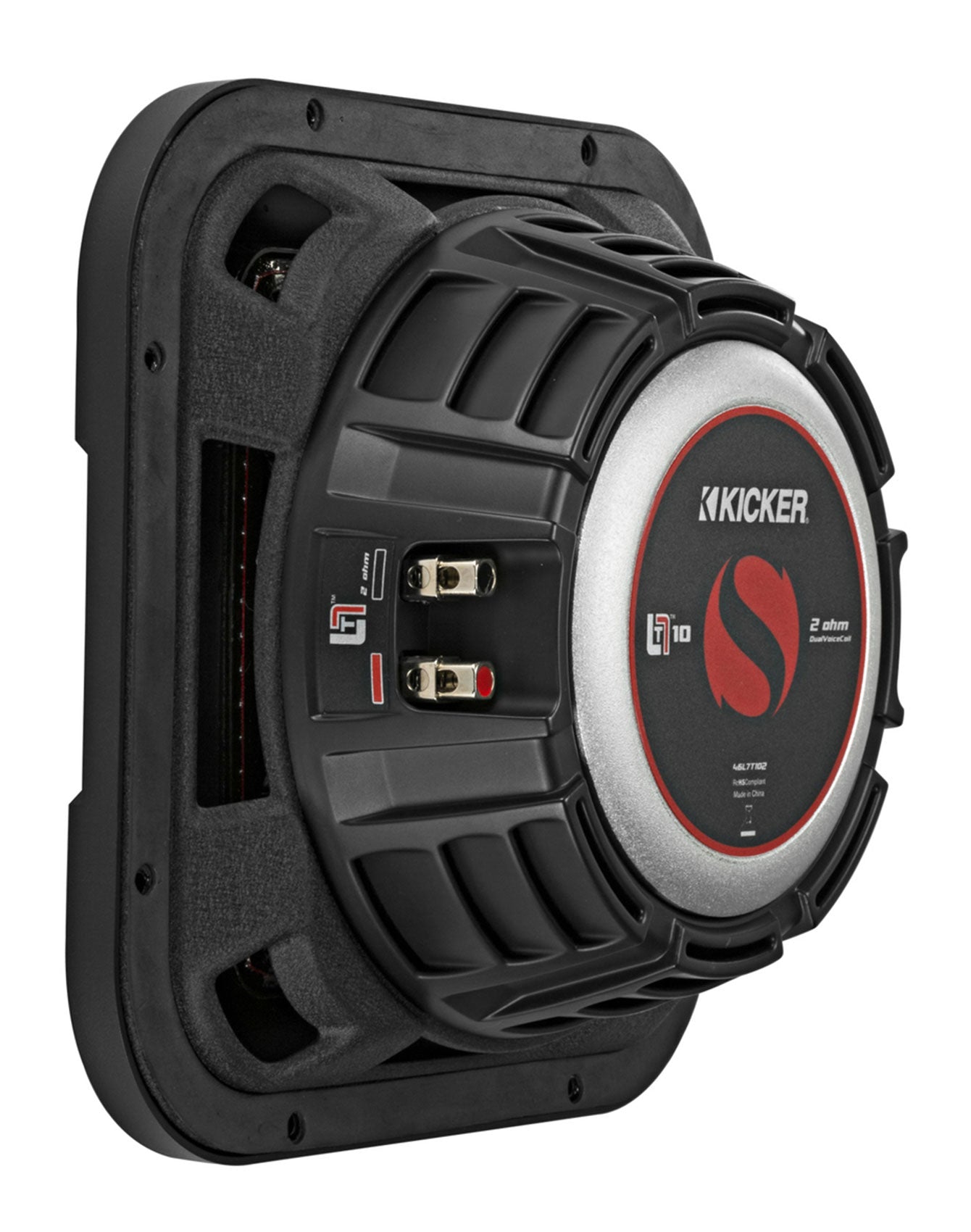 2) KICKER 10" L7T Solo-Baric Subwoofers in Box Fits 2009-Up Ford F-150 SuperCrew