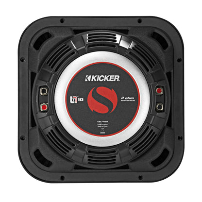 2) KICKER 10" L7T Solo-Baric Subwoofers in Box Fits 2009-Up Ford F-150 SuperCrew