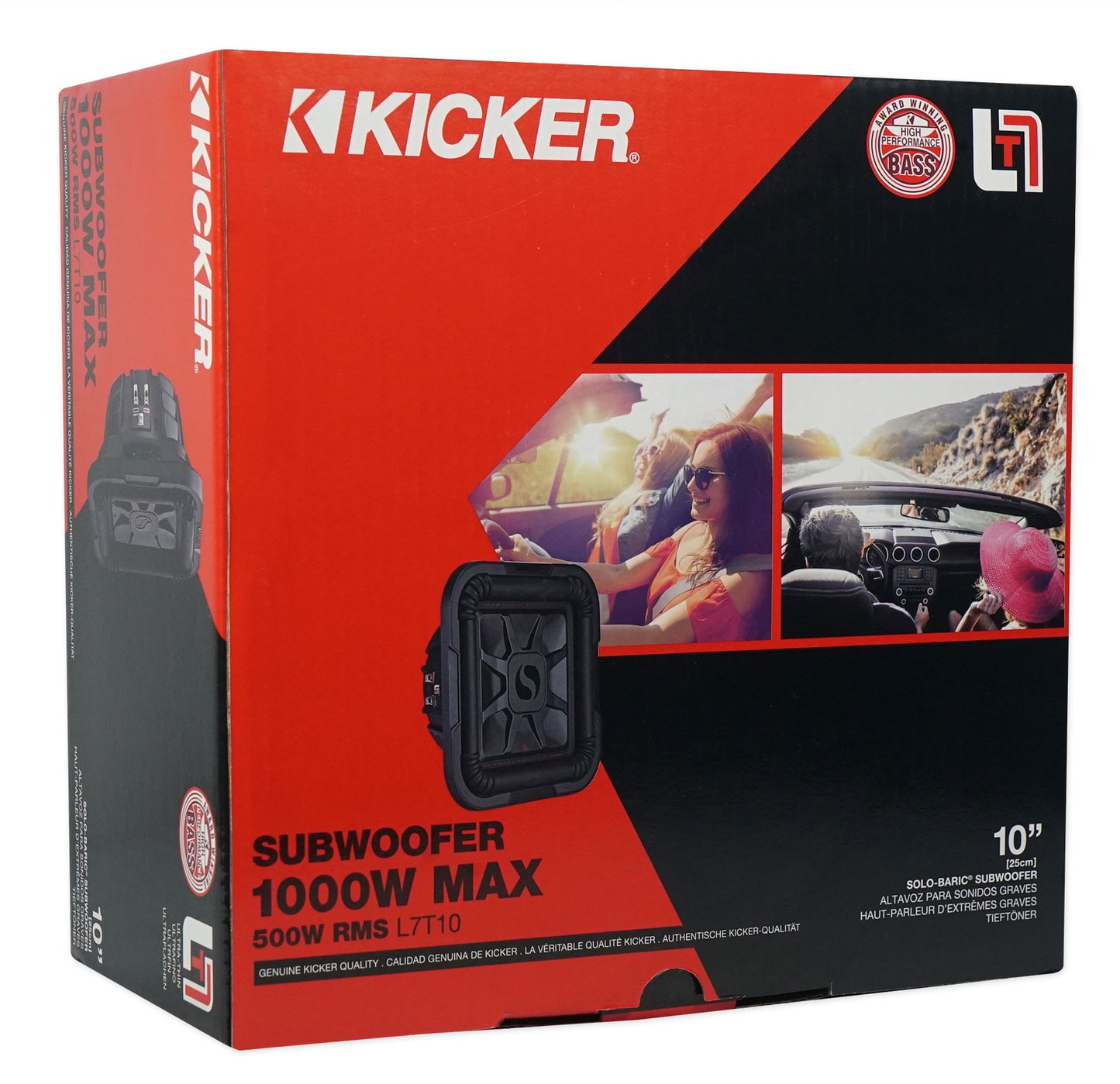 2 KICKER 10" L7T Subs in Box Fits 09-17 F150 Super Crew+2017 F250/350 Super Duty