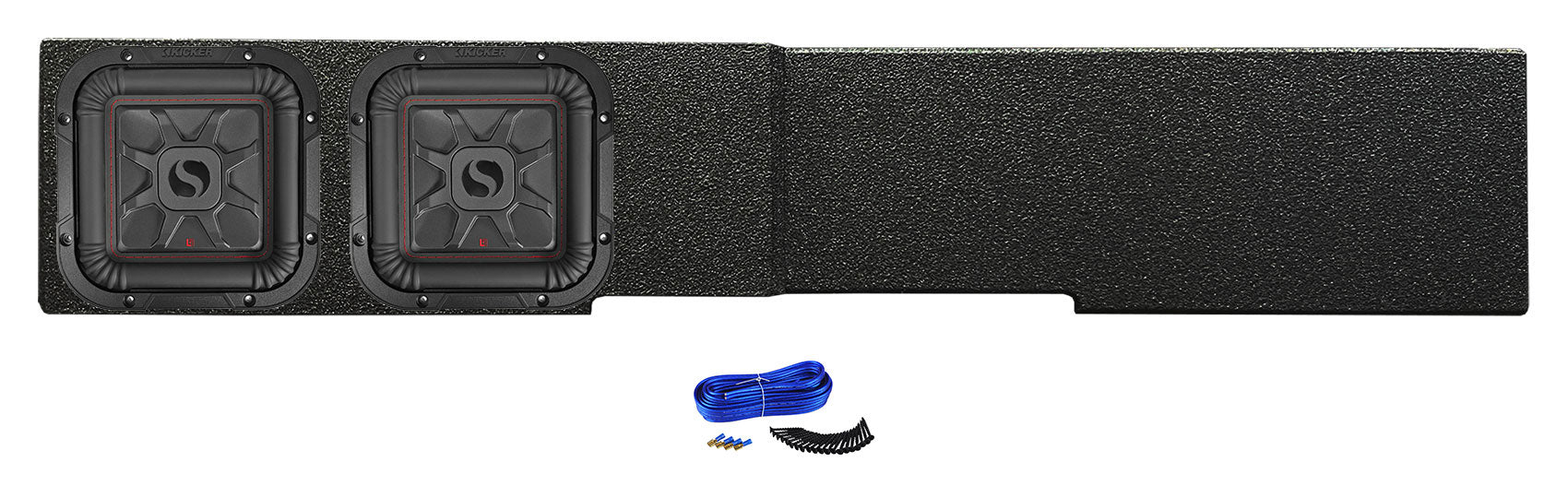 2) KICKER 8 inch L7T Subwoofers in Box Fits 2007-20 GM/Chevy 1500 Crew 2500HD/3500HD