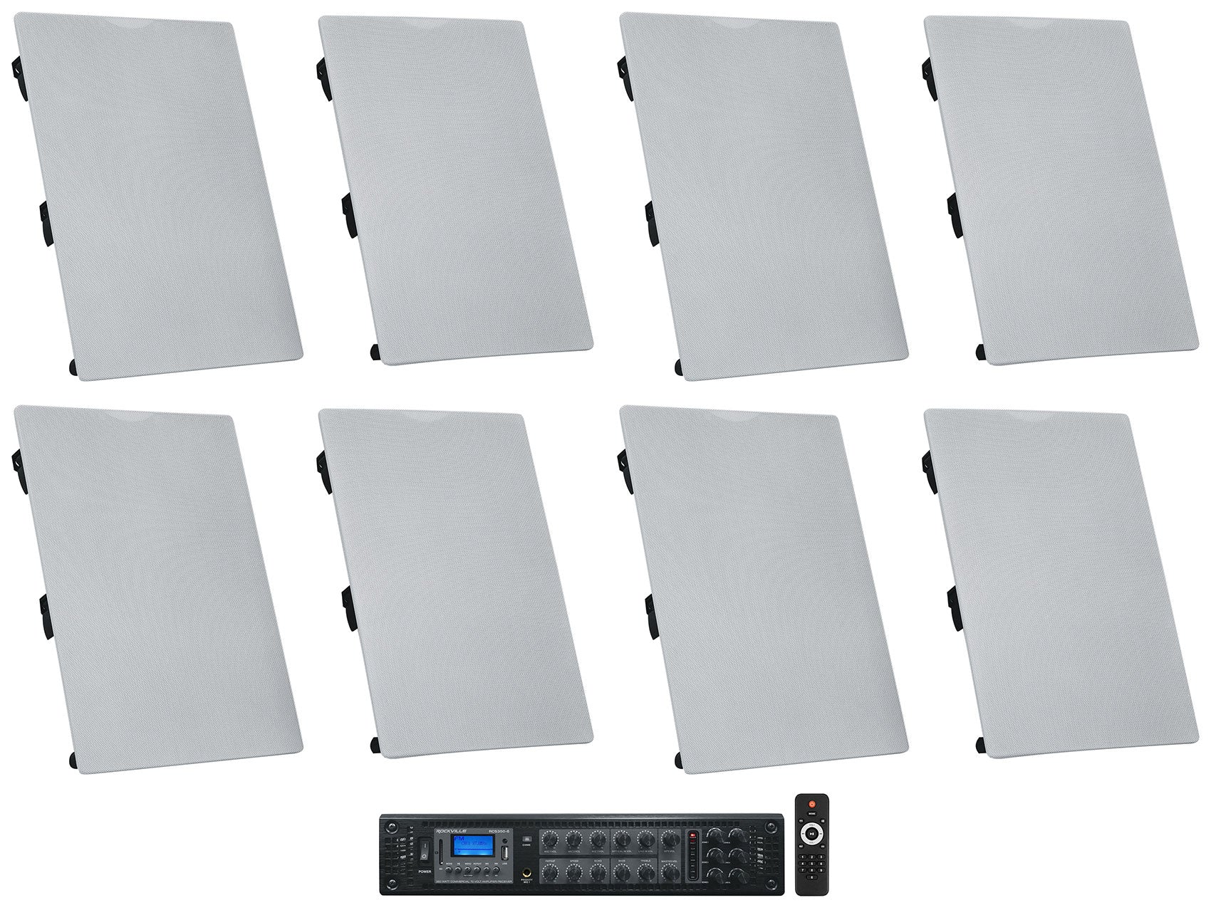 WA6570 In‑Wall White 8-Pack + RCS350-6 Bundle