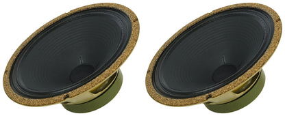 2) Celestion G12M Greenback 8 ohm 25 Watt 12" Guitar Speakers w/ Ceramic Magnets