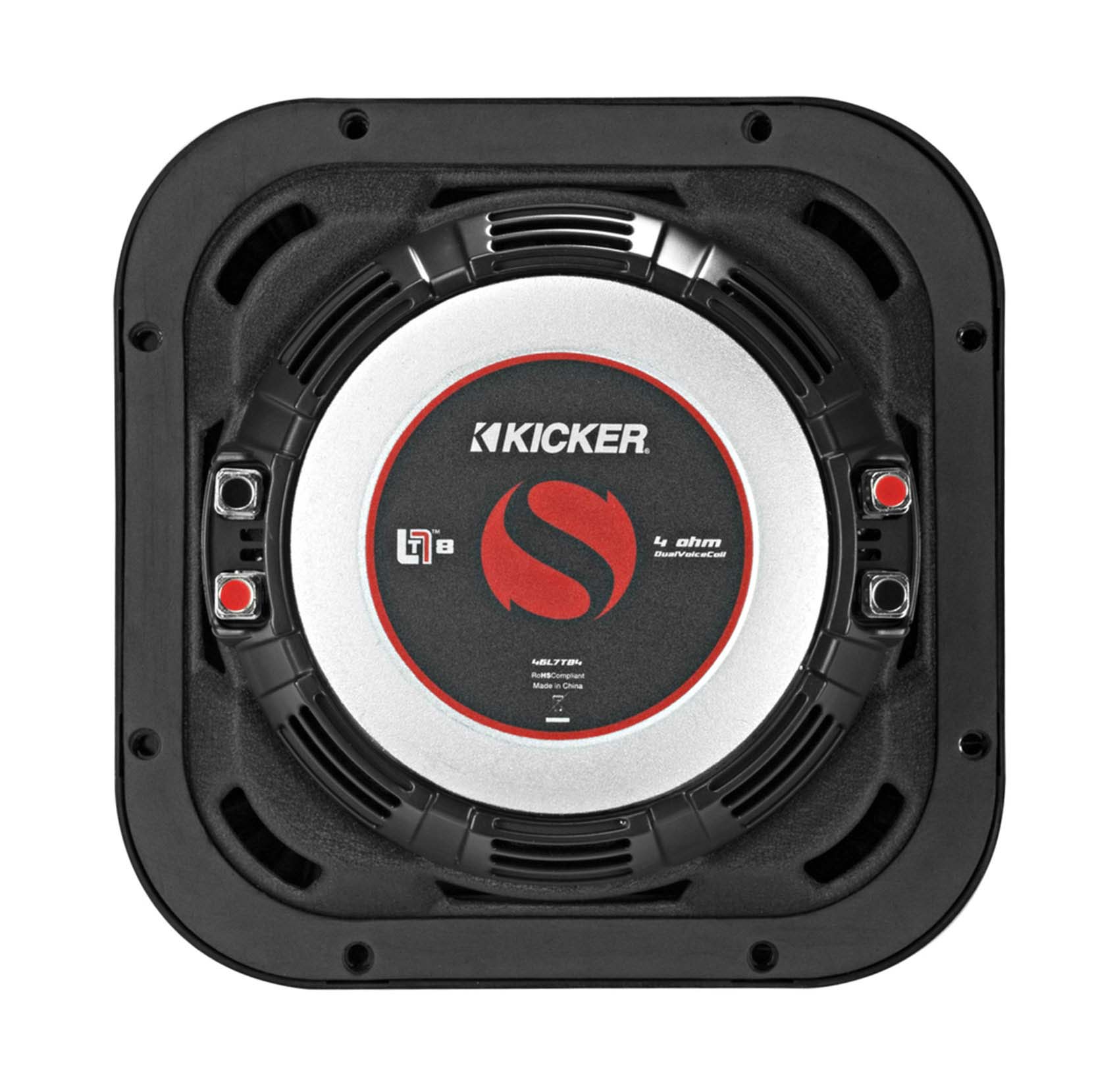2) KICKER 8" L7T Subwoofers in Box Fits 2007-20 GM/Chevy 1500 Crew 2500HD/3500HD