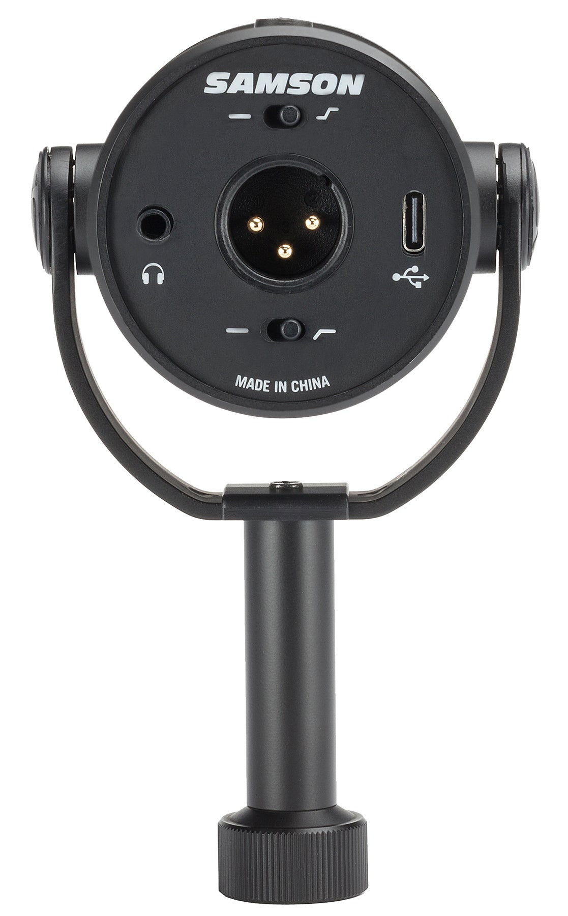 SAMSON SAQ9U USB/Analog Dynamic Broadcasting Recording Microphone+Mic Boom Arm