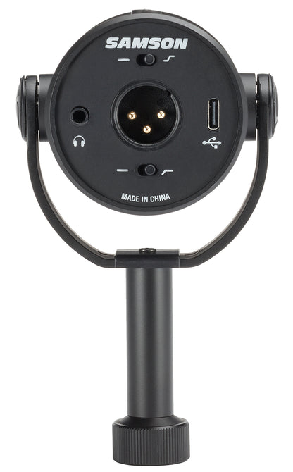 SAMSON SAQ9U USB/Analog Dynamic Broadcasting Recording Microphone+Mic Boom Arm