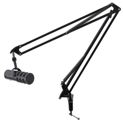 SAMSON SAQ9U USB/Analog Dynamic Broadcasting Recording Microphone+Mic Boom Arm