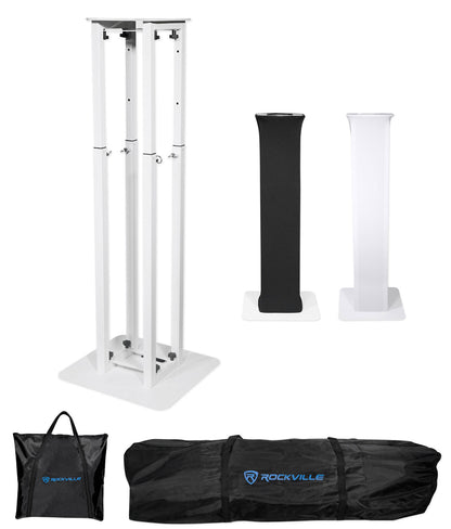 ROCK SPOT 260W White 2-Pack + RTP32W Totem Stands Bundle