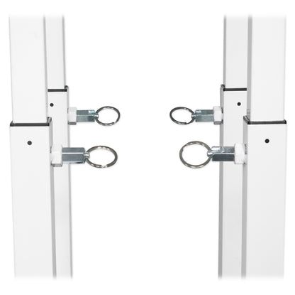 ROCK SPOT 260W White 2-Pack + RTP82W 8' Totem Stands Bundle