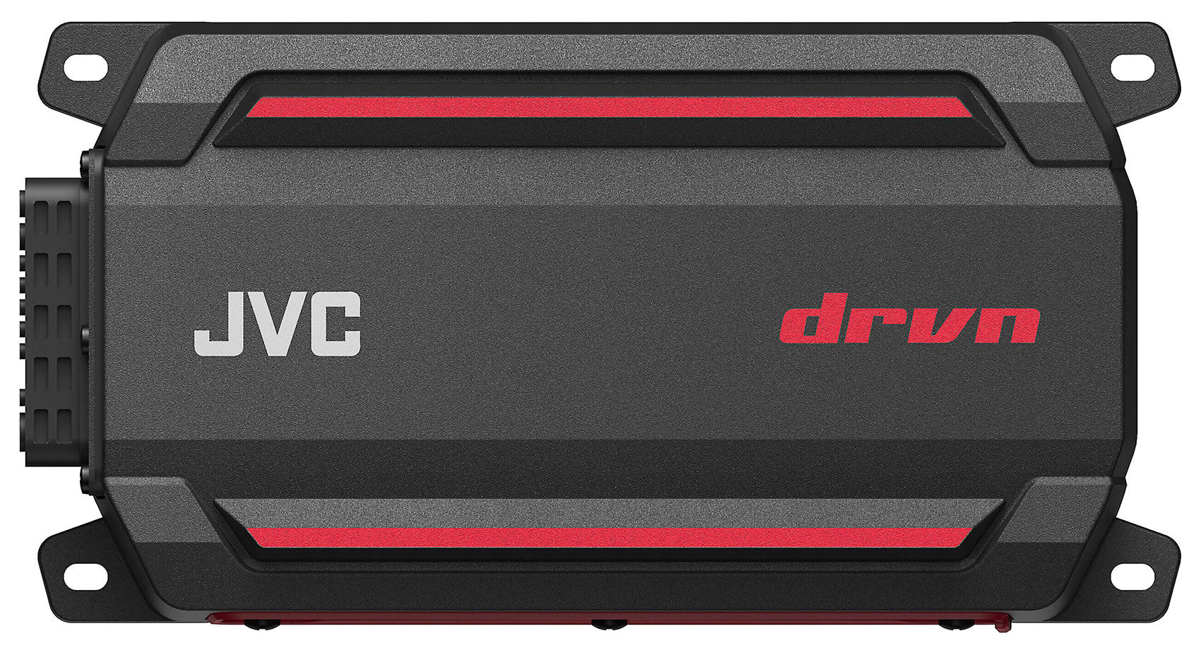 JVC KS-DR2104DBT 600w 4-Channel ATV/UTV Amplifier+(4) Rockville 6.5" Speakers