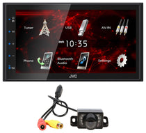 JVC KW-M180BT 6.8" Car Monitor iPhone Android Bluetooth Receiver w/USB+Camera