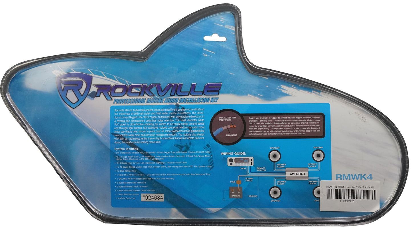 RM‑PREMIUM‑65 White + DBM25 Marine Amplifier Bundle