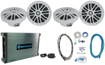 RM-PREMIUM-65 White 4-Pack + DBM45 Marine Amplifier Bundle