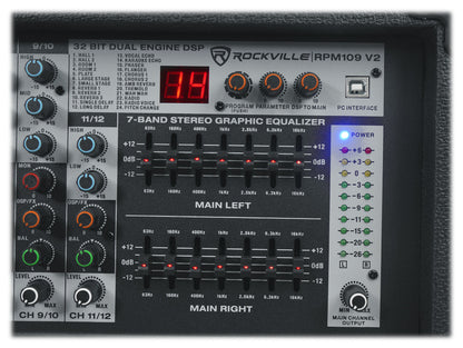 RSG15.24 Dual 15" 2-Pack + RPM109 V2 Powered Mixer Bundle