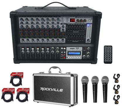 RPM109 V2 Mixer + 3-Pack Mics Bundle