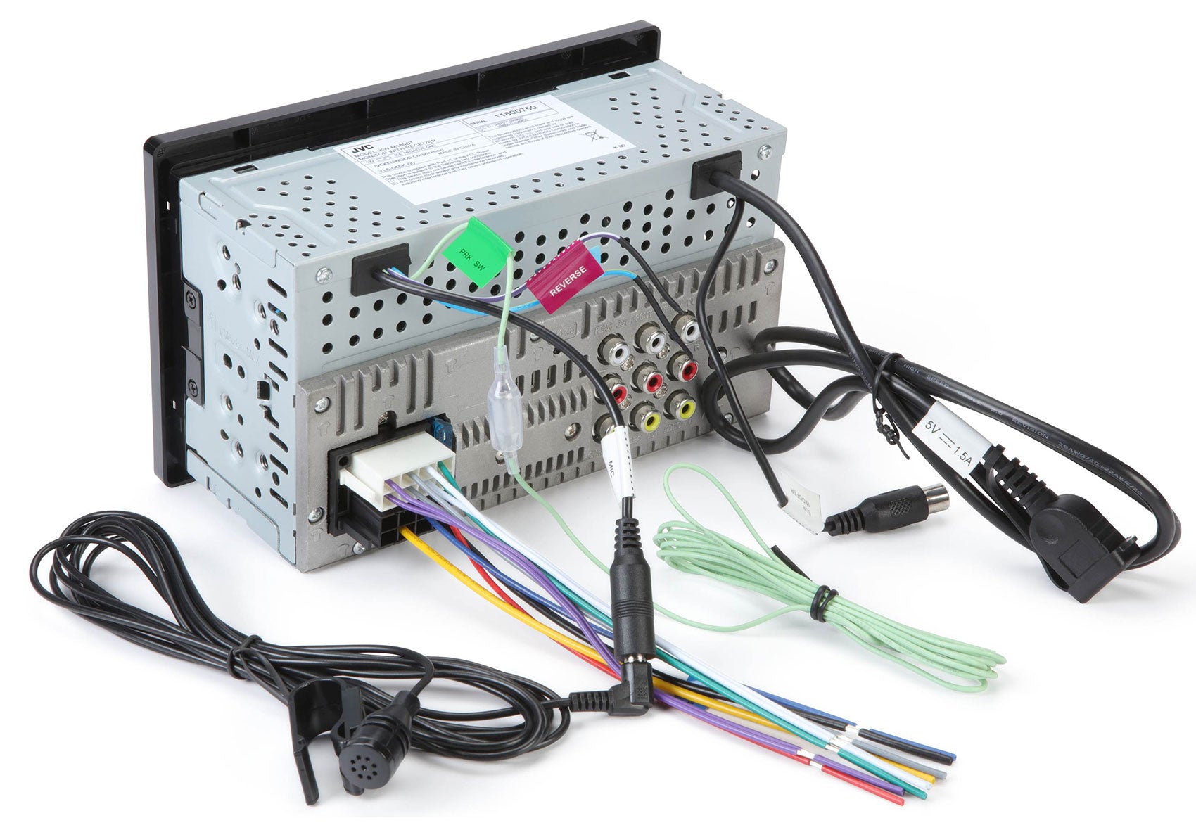 JVC KW-M180BT 6.8" Car Monitor iPhone Android Bluetooth/USB Receiver+Backup Cam