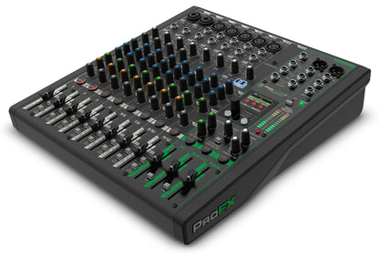 Mackie ProFX12v3+ 12-Ch. Mixer w/Enhanced FX/USB Recording/Bluetooth+XLR Cables