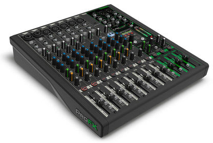 Mackie ProFX12v3+ 12-Ch. Mixer w/Enhanced FX/USB Recording/Bluetooth+XLR Cables