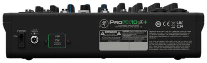 Mackie ProFX10v3+ 10-Channel Enhanced Effects Mixer w/USB+(3) Mics ProFX10 v3+