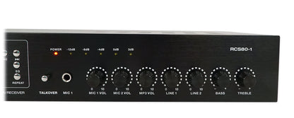 RCS80-1 + WET-44 PRO Black Speakers Bundle