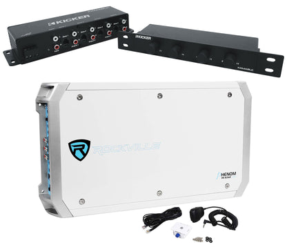 RXM-S6 Marine Amplifier + 4-Zone Level Control Bundle