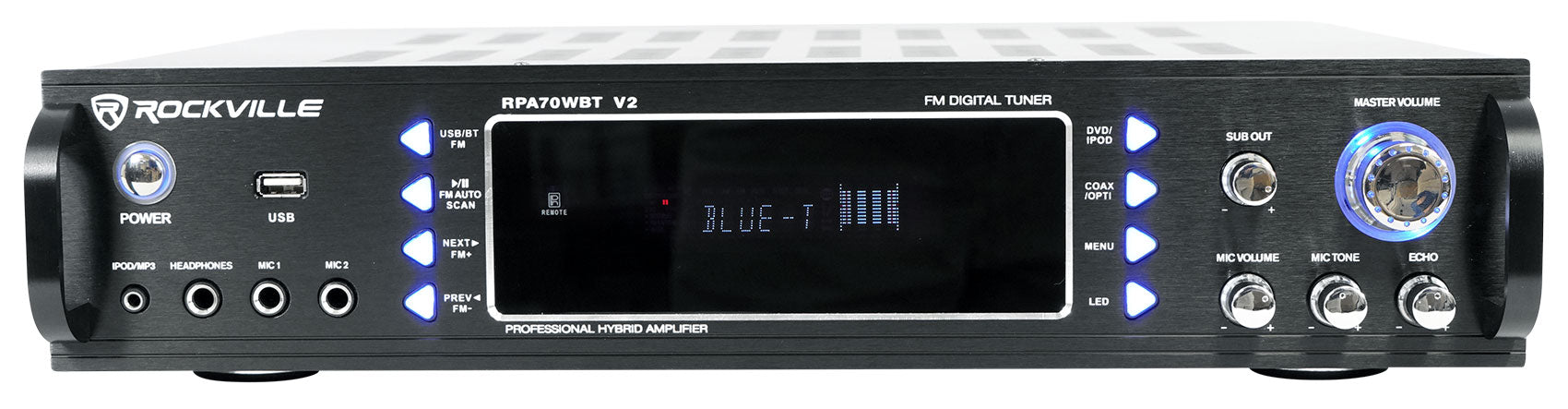 RPA70WBT V2 + (2) KB6 Black Speakers Bundle