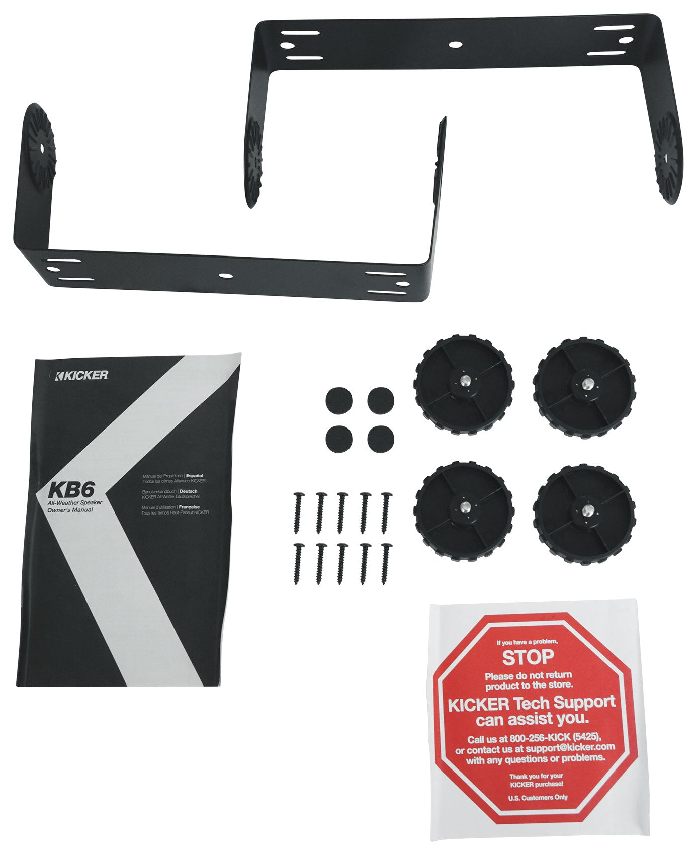 RPA70WBT V2 + (2) KB6 Black Speakers Bundle