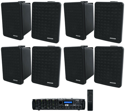 HOME MATRIX 4 + (4) KB6 Black Speakers Bundle