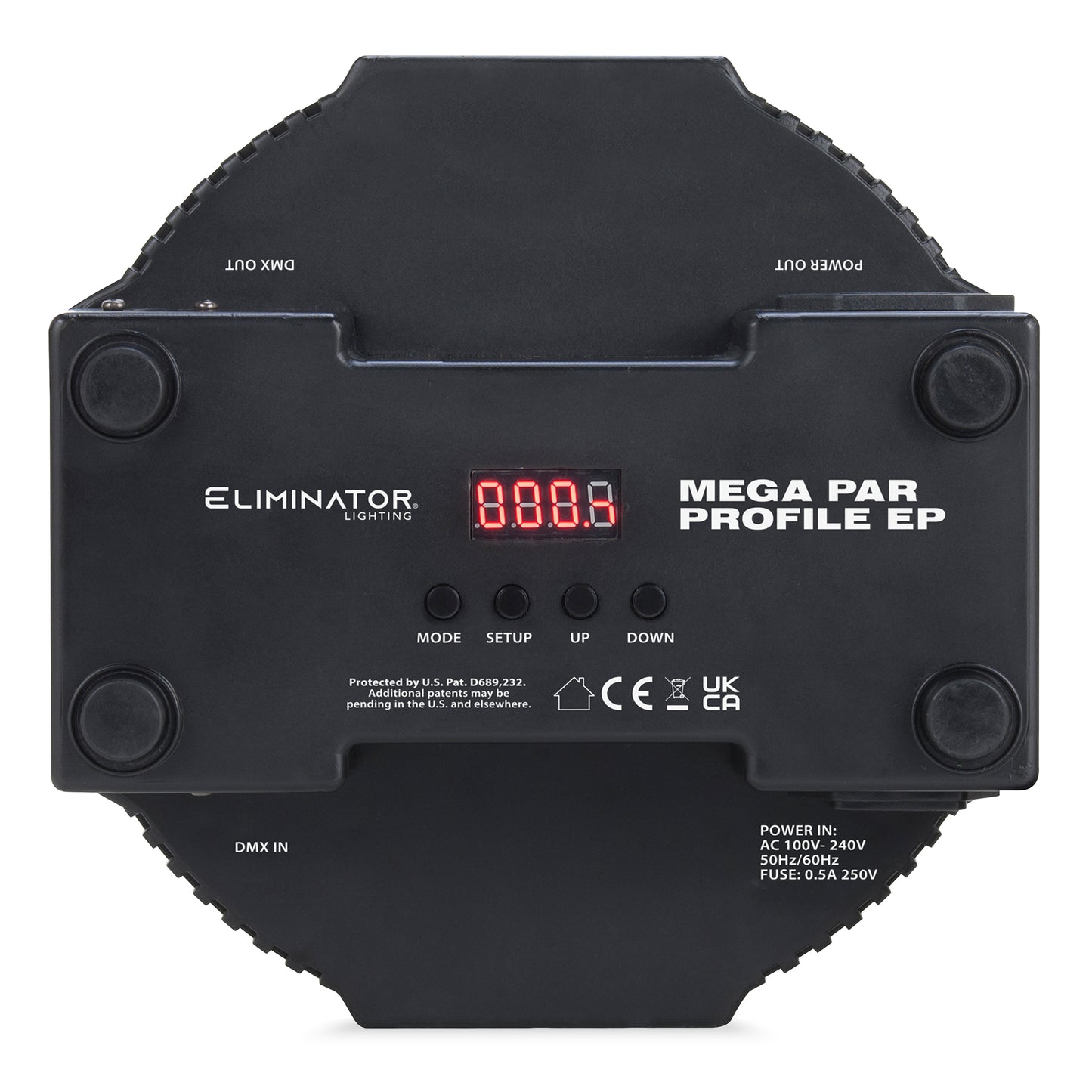 Eliminator ADJ Mega Par Profile EP 2-IN-1 RGB+UV LED DMX Par Can Wash Light