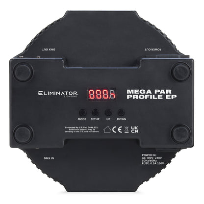 Eliminator ADJ Mega Par Profile EP 2-IN-1 RGB+UV LED DMX Par Can Wash Light