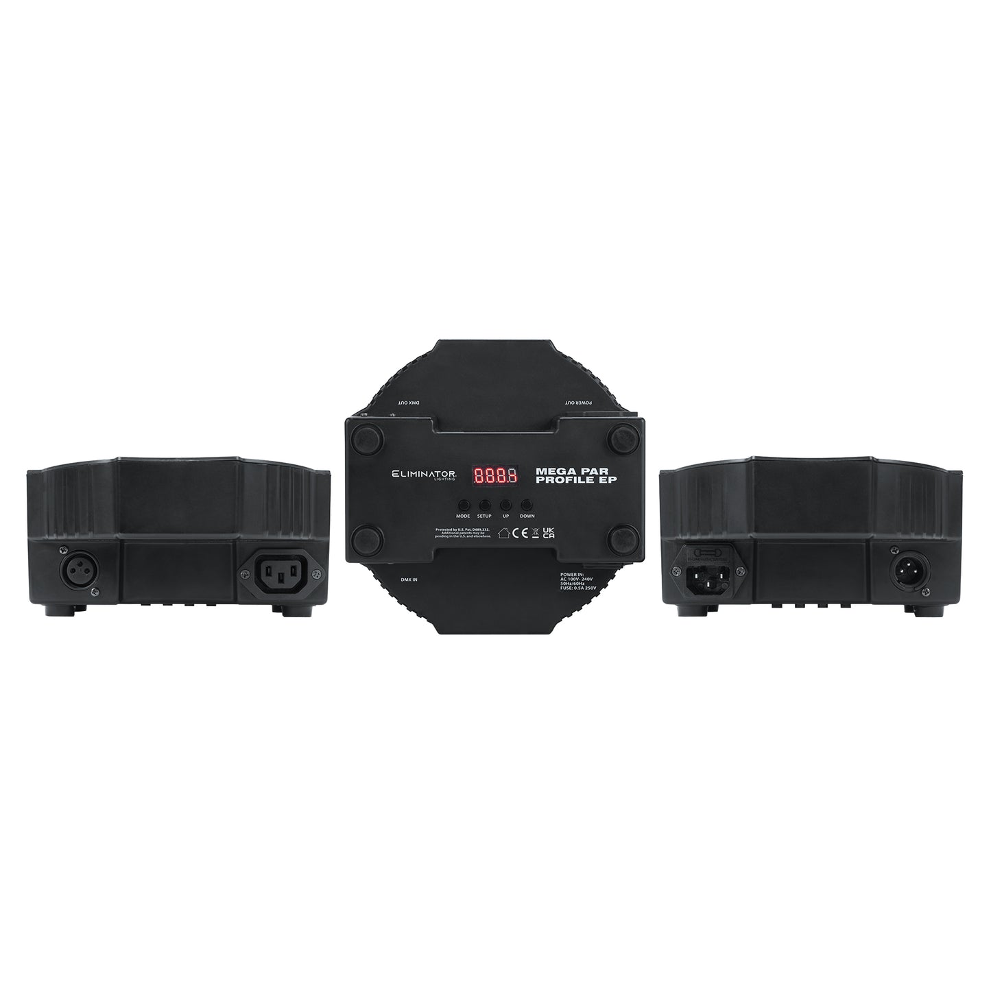 Eliminator ADJ Mega Par Profile EP 2-IN-1 RGB+UV LED DMX Par Can Wash Light