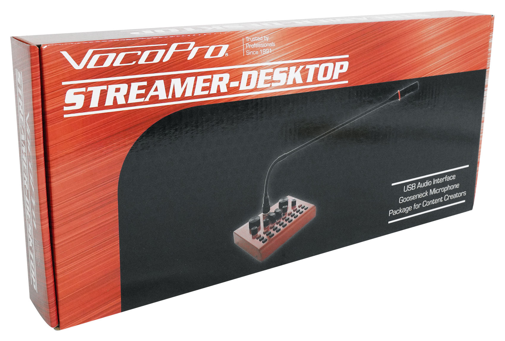 Vocopro 2-Person Podcast Podcasting Recording Streaming Kit+Warm Audio Boom Arms