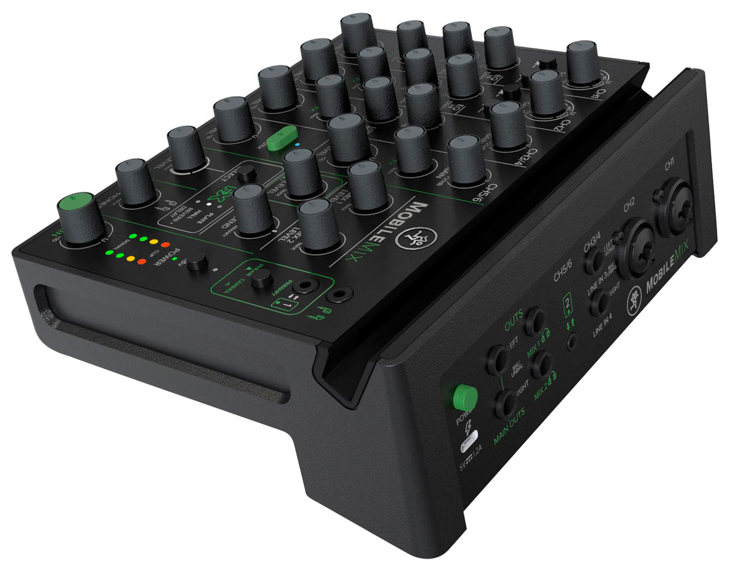 Mackie MobileMix USB-Battery Powered Phone/Tablet Streaming Mixer + XLR Cable