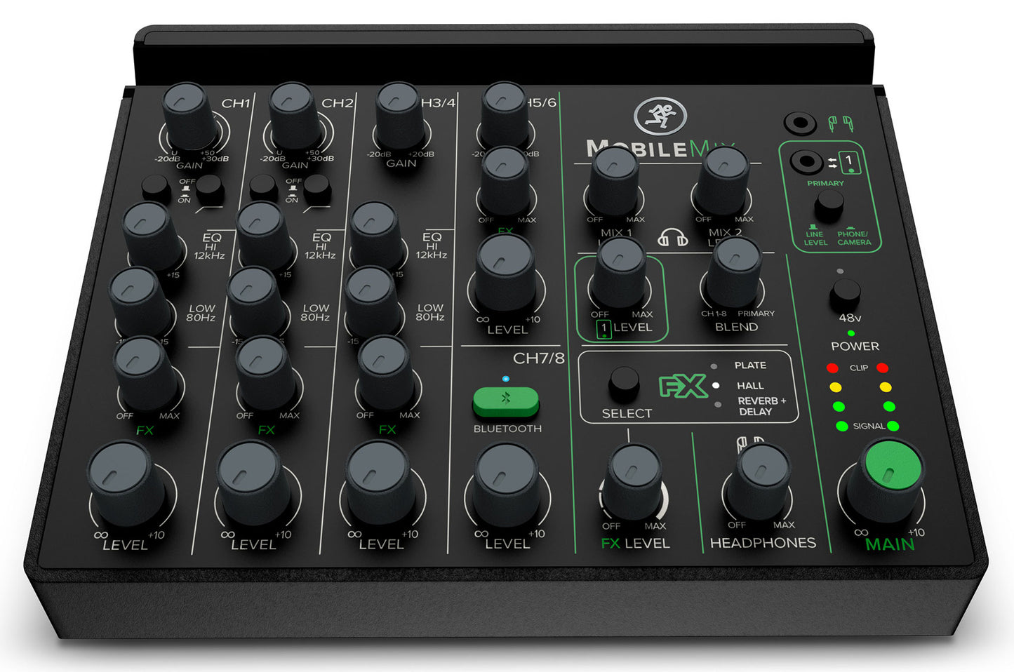 Mackie MobileMix USB-Battery Powered Phone/Tablet Streaming Mixer + XLR Cable