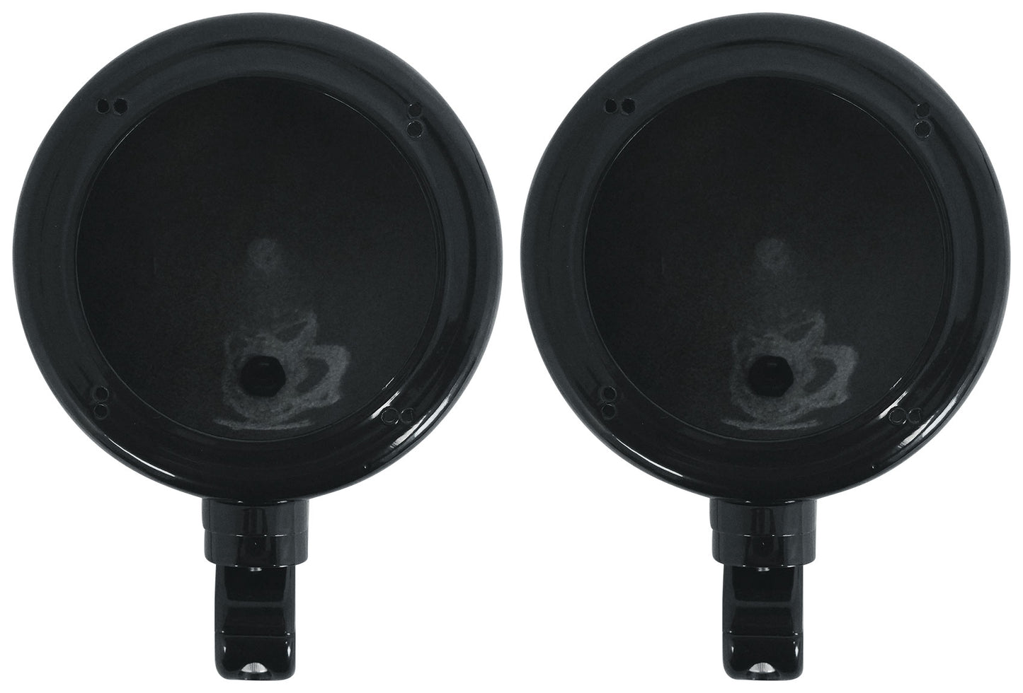 MS40B Black 4" Marine Speakers + MUD50.2 Amp + MAC40B Pods Bundle