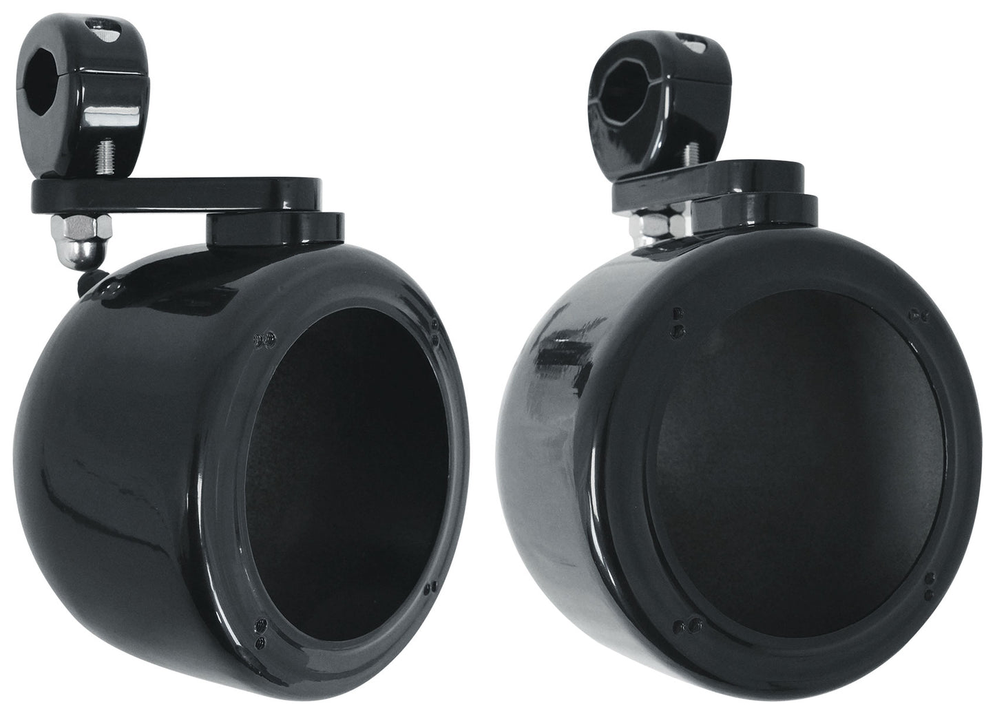 MS40B Black 4" Marine Speakers + MUD50.2 Amp + MUDBTRC + MAC40B Pods Bundle