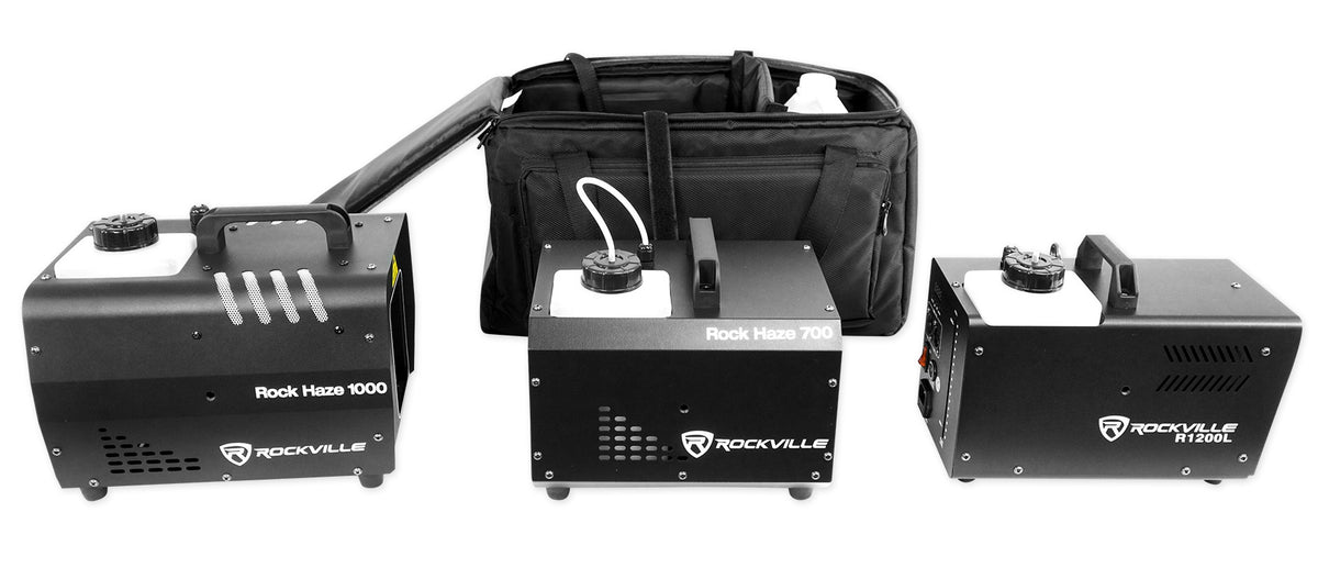 (4) American DJ ENCORE FR20 DTW Dim to Warm White Fresnel Beam Lights+Fogger+Bag