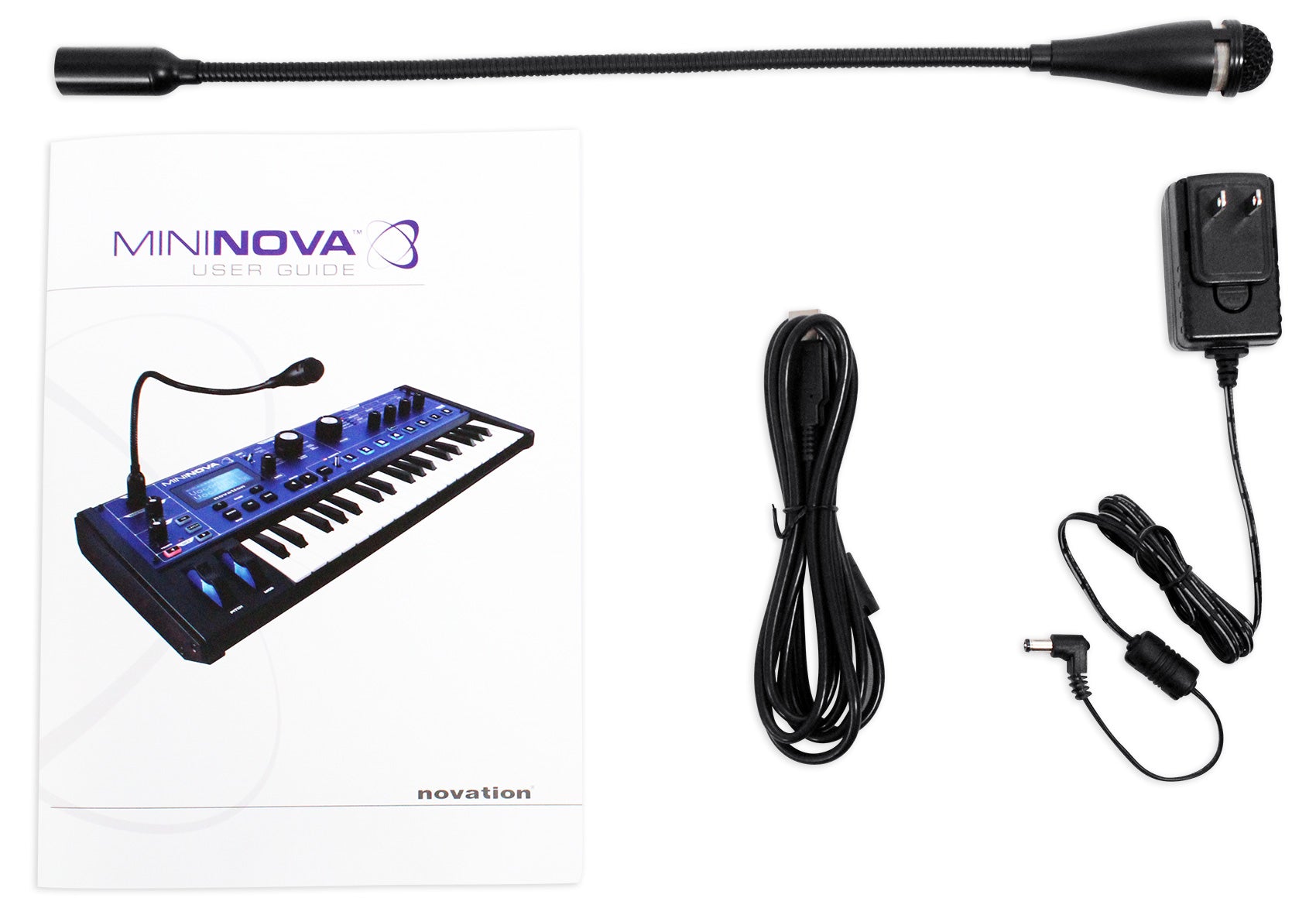 Novation MiniNova 37-Key Compact USB MIDI Keyboard Synthesizer+Padded Bag