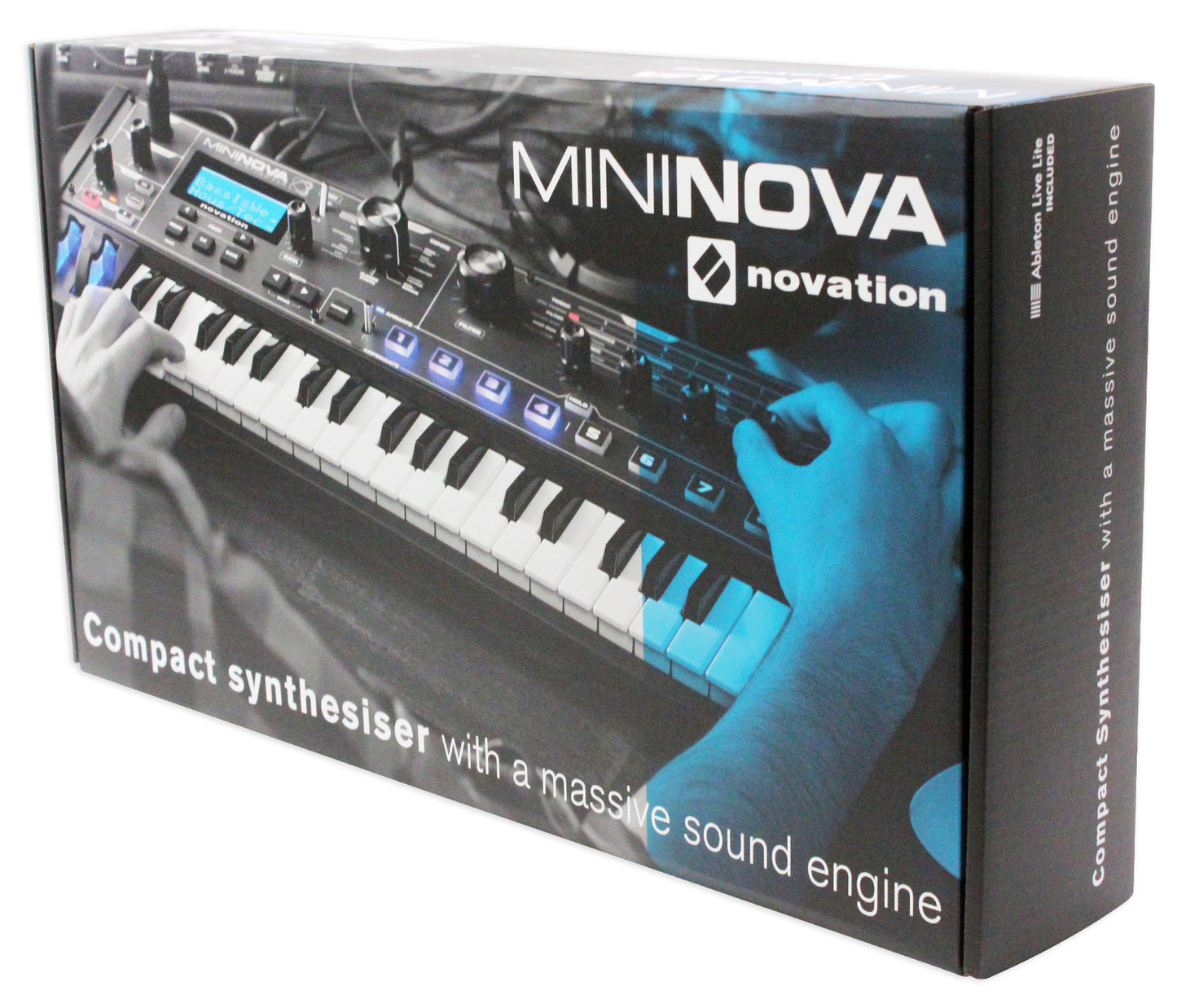 Novation MiniNova 37-Key Compact USB MIDI Keyboard Synthesizer+Padded Bag