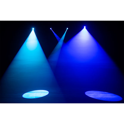 (4) Eliminator Stinger Spot 30 White LED Moving Head Lights+DMX Control+Fogger