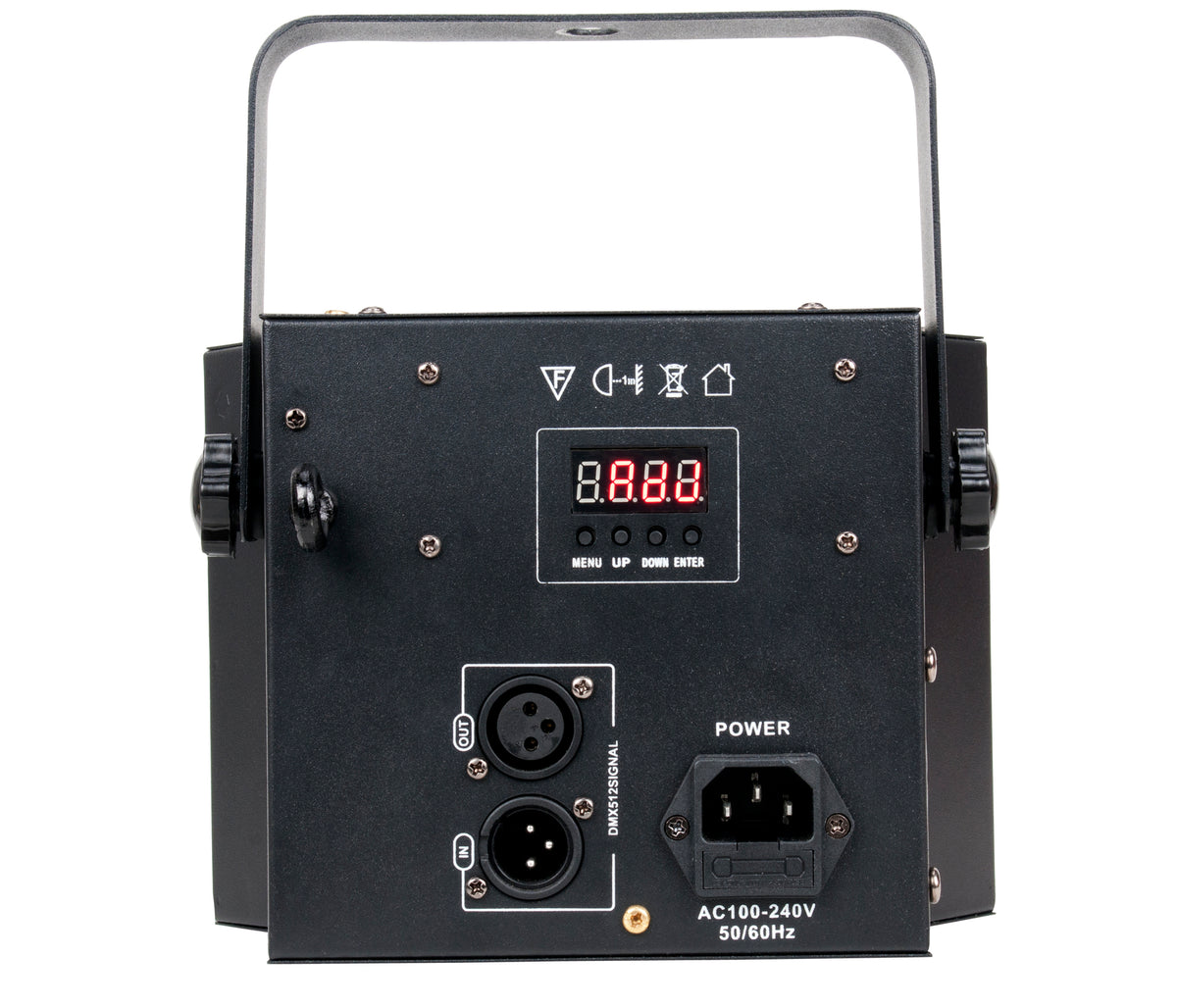 2) American DJ MINI DEKKER RGBW LED Derby/Strobe Effect Lights+DMX Control+Cable