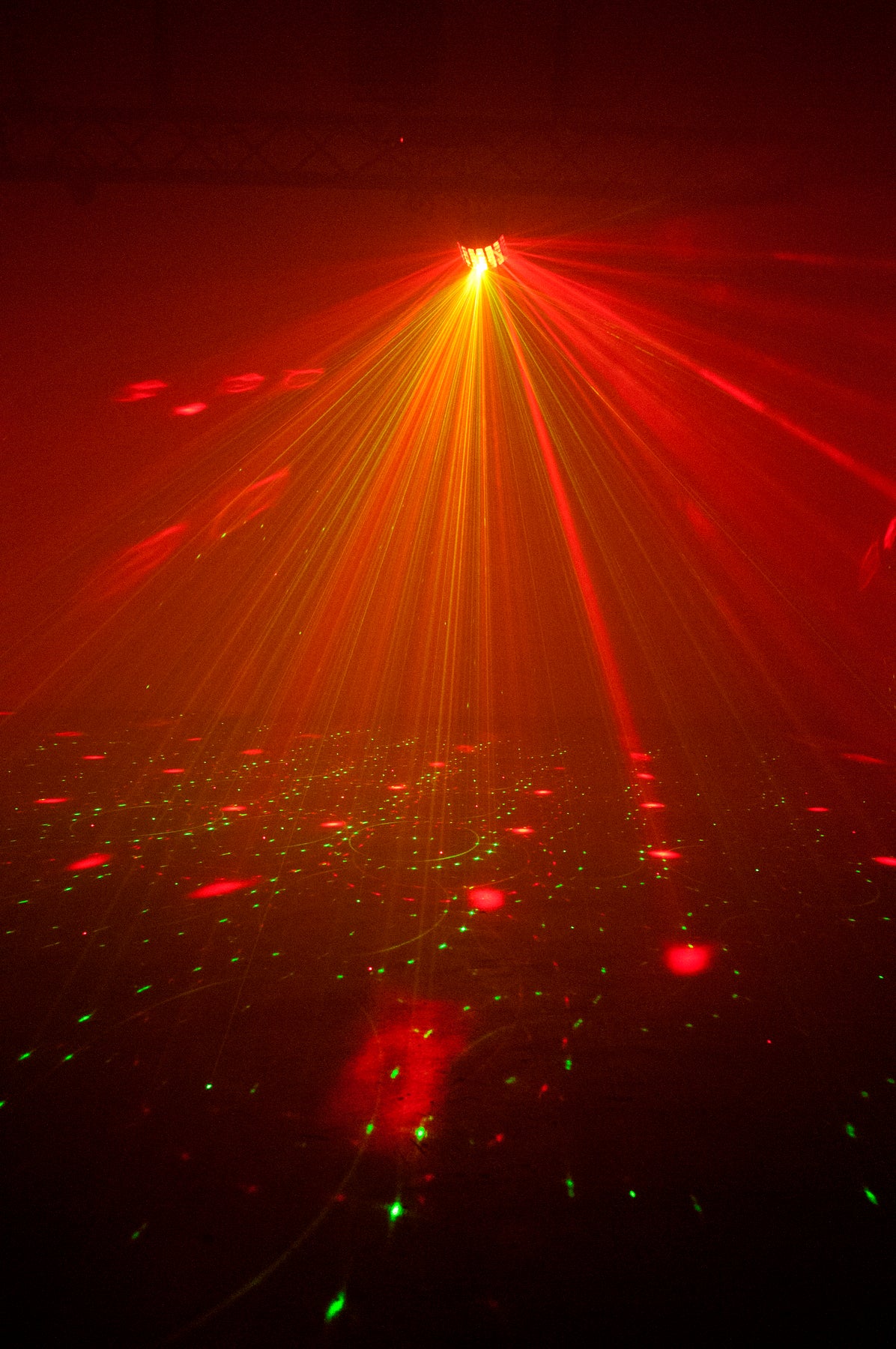2) American DJ MINI DEKKER RGBW LED Derby/Strobe Effect Lights+DMX Control+Cable