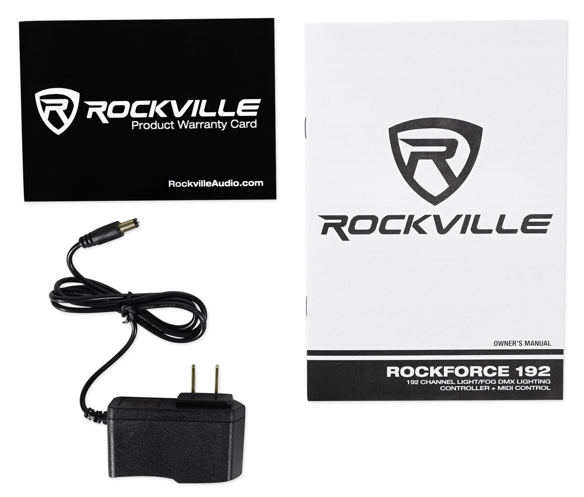 2) American DJ MINI DEKKER RGBW LED Derby/Strobe Effect Lights+DMX Control+Cable