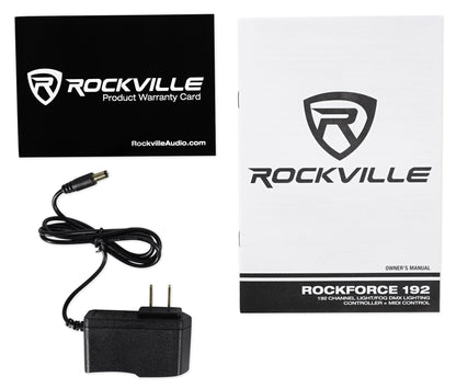 2) American DJ MINI DEKKER RGBW LED Derby/Strobe Effect Lights+DMX Control+Cable