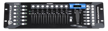 2) American DJ MINI DEKKER RGBW LED Derby/Strobe Effect Lights+DMX Control+Cable